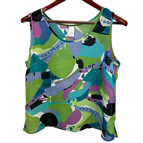 Naomi Swirl Blouse with Shell M - Picture 6 of 9